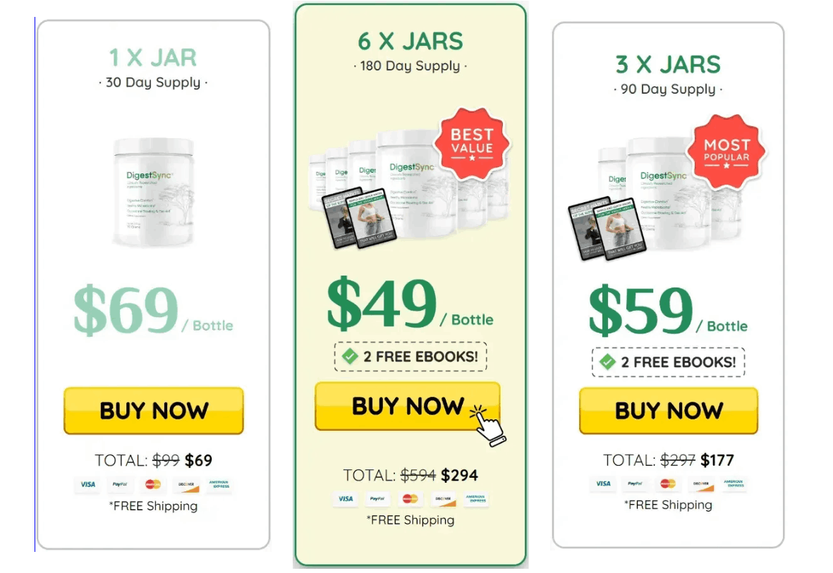 DigestSync Order 6 Bottles